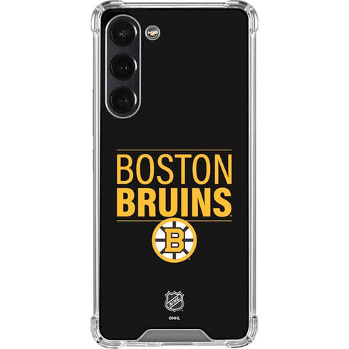 NHL Boston Bruins Lineup Galaxy S24 FE Clear Case